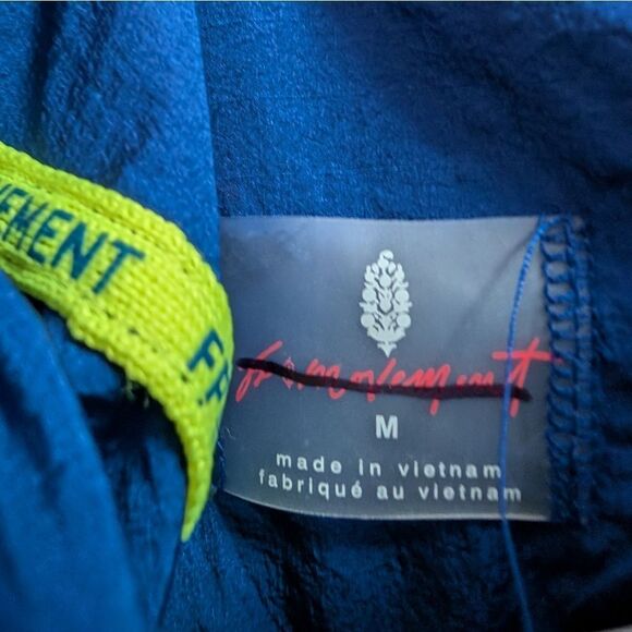 NWOT FP Movement Women's Varsity Blues Jacket Size Medium Free People Sapphire - Picture 5 of 7